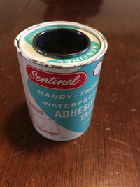 Vintage Sentinel Medical Adhesive Tape Tin Container