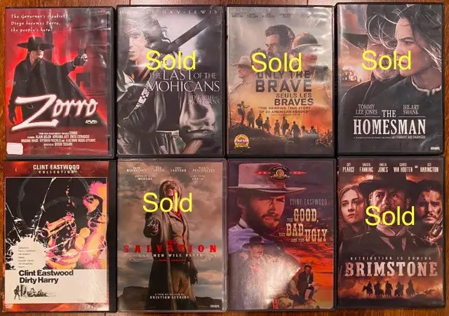 VARIOUS DVD'S - $3 EACH OR 5 FOR $10 - UPDATED LIST in CDs, DVDs & Blu-ray in Mississauga / Peel Region - Image 4
