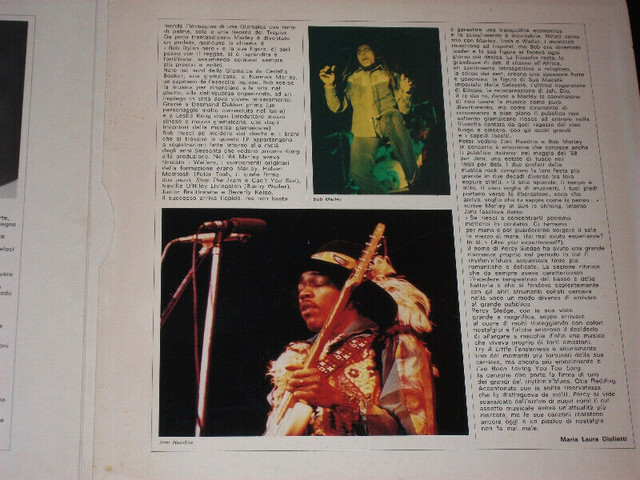 Jimi  Hendrix & Percy Sledge & Bob Marley (1981) LP dans CD, DVD et Blu-ray  à Ville de Montréal - Image 2