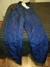 New Blue Rocky Mountain Sports Pants with Bib Fabricated in Popl