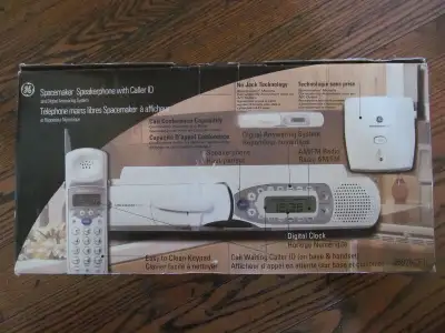 Phone & digital answering machine, radio, under the counter, NEW, View more