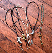 3 Western Style Bolo Ties - Men's  Ladies $55 for all / $20 each