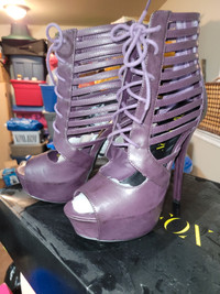 Beautiful purple heels