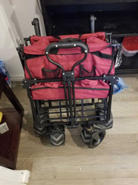 Foldable outdoor utility wagon cart 