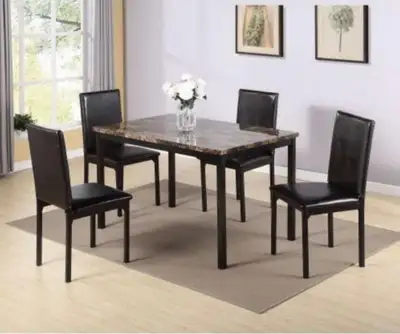 4 Seater Marble Dining Set, View more