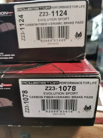 Power Stop (Z23-1124)(Z23-1078)  Z23 Evolution Sport Brake Pads, View more