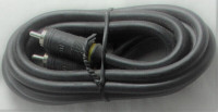 Câble ralonge audio AMX fiche phono RCA mâle-mâle mono 6 pieds