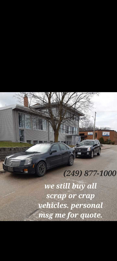 We pay top dollar for your scrap crap or trade in vehicles 