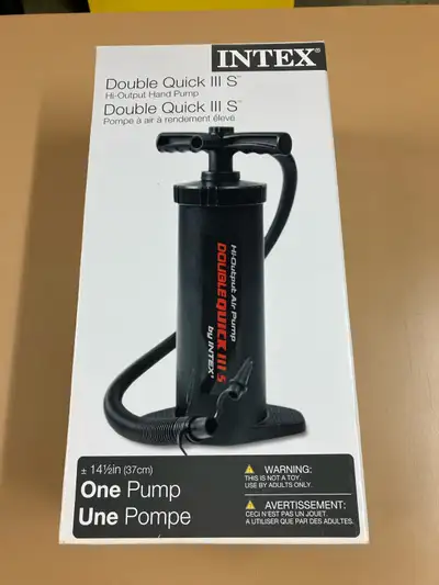 Intex Double Quick Hand Pump, View more