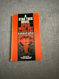 Spock Must Die! A Star trek novel by James Blish - vintage