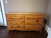 Solid wooden vintage dresser