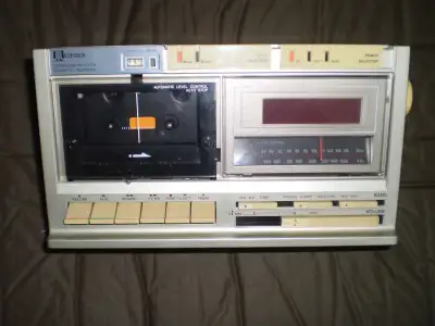 Citizen JCR875 Stereo AM/FM Clock Cassette Recorder, View more