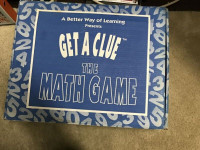 “Get a Clue” The Math Game