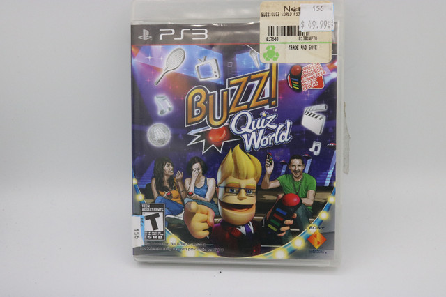 Buzz , Quiz World for PS3 (#156) in Sony Playstation 3 in City of Halifax