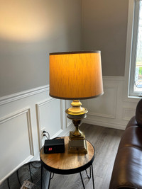 2Identical Brass Table Lamps