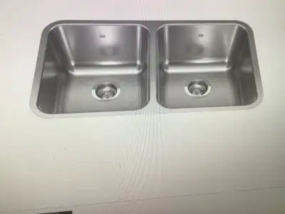 Kindred 30.88" x 17.75" Stainless Steel Double Equal Bowl Sink, View more