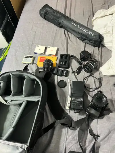 Sony A600 + 256GB SSD Card + 4 Lenses & Extras , View more