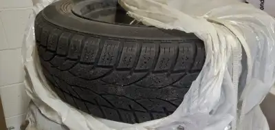 Set of 4 Eskay winter tires on steel rims from our beloved Prius (RIP). Used a handful of seasons. P...