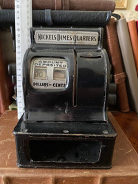 Vintage cash register Uncle Sam 3 coin