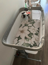 TC BUNNY GREY BABY BASSINET FOR SALE