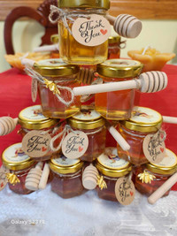 Honey(local) in jars for Bride shower and weddings 