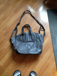big grey purse in good shape $5