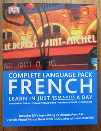 DK French Language Pack - books plus 3 CD's