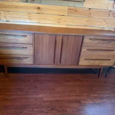 Mid Century Teak Commode, View more