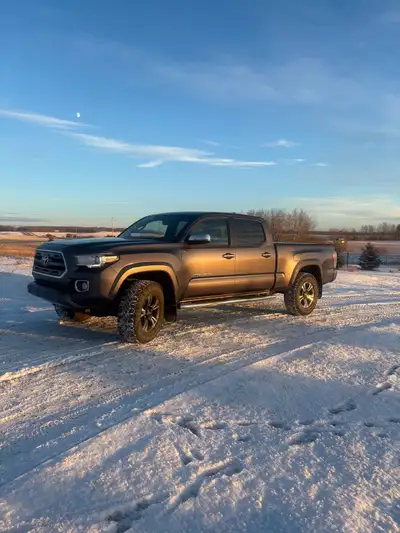 2017 Toyota Tacoma Limited 3.5L 193,xxx Km Goodyear Duratrac tires Weather Tec floor mats LED headli...