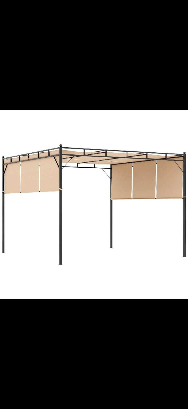 Outsunny 10' x 10' Patio Pergola, Patio Gazebo Sun Shade Shelter in Patio & Garden Furniture in Markham / York Region - Image 4