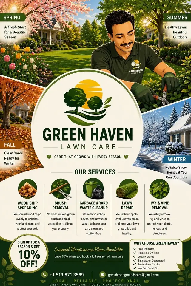 landscape Services,grass cutting in Lawn, Tree Maintenance & Eavestrough in London - Image 10