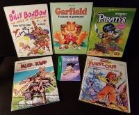 BD Garfield, Pirates et Dragonball, neuves, 3 autres usagées