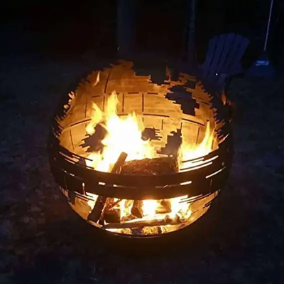 36" custom cut fireball sphere, 1/4" thick. Perfect for fall fires and wowing your family, friends a...