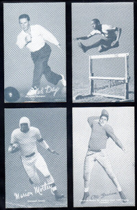 1948-52 Exhibit/ARCADE CARTE Football Marion Motley, OTTO GRAHAM
