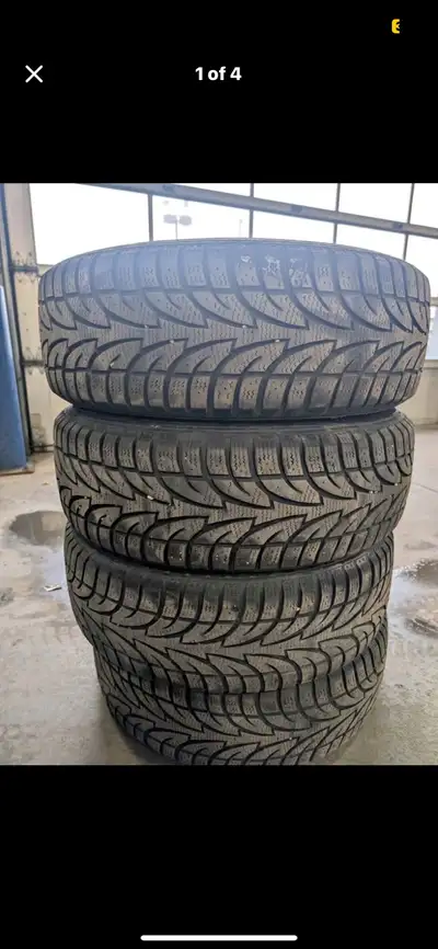 I'm selling a set of four winter tires with the specification 225/65R17. These tires are used but in...