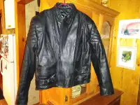 Manteau de moto en cuir pour femme