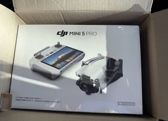 New DJI Mini 5 Pro Flymore combo with DJI RC-N3 Remote Control