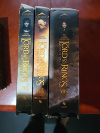  VHS Lord of the Rings Set