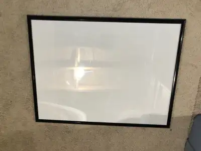 Large picture frame for $10 and extra picture frame with picture for $20. Excellent condition
