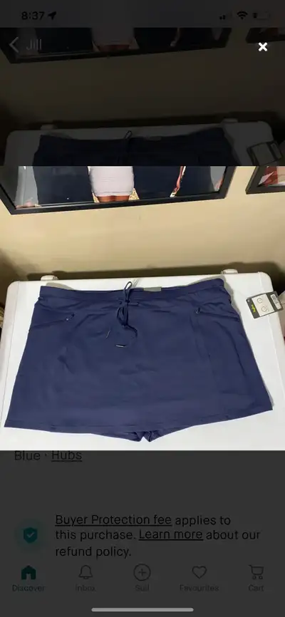 Women’s active  blue shorts, View more