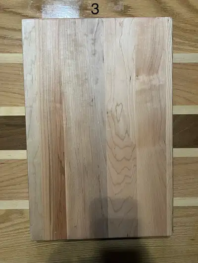 10” x 13 3/4” x 1 1/2” Custom made maple cutting board. , View more