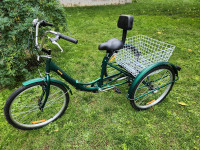 Tricycle Adult 24 inch Wheels 7 Speed Cycle 