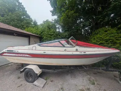 1989 Sunray Allegro Bowrider. 18ft Alpha One 4.3L Mercruiser in well maintained, in running conditio...