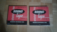 New Old Stock SOUND TAPE reel 7-in 1200 ft for reel to reel tape