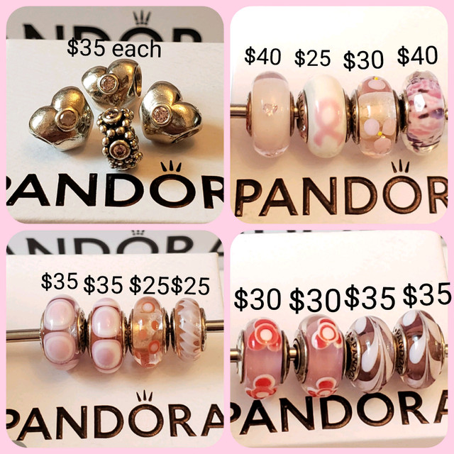 Authentic Pandora Charms, Pendants, Rings and Bracelets in Jewellery & Watches in City of Toronto - Image 3