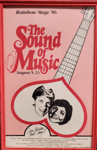 Rainbow Stage Poster for The Sound of Music