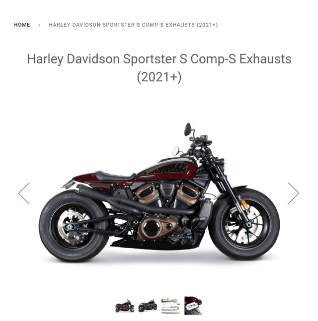 Harley davidson exhaust  in Sport Bikes in Mississauga / Peel Region - Image 3