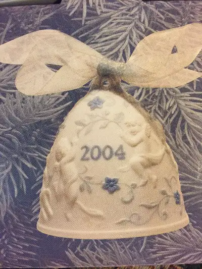 Lladro -ornament 2004 with box, stamp, numbered;1992 same no box, View more