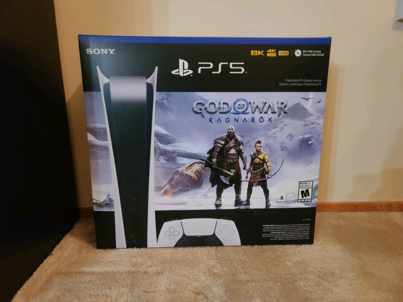 Sony PS5 Digital God of War Ragnarok bundle (sealed in box) Sony Playstation 5 Edmonton Kijiji