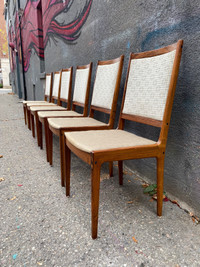 Rosewood not Teak Mid Century Modern Dining Chairs 